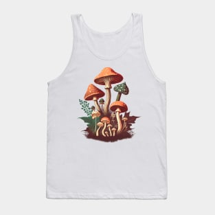 Vintage Mushroom Cluster Tank Top